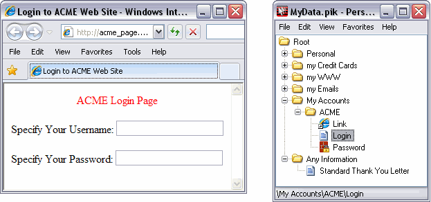 Move passwords and signon to applications quickly 
and easily
